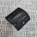 Chanel Crocodile-Embossed Flap Card Holder - Image 9