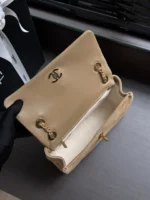 Chanel 26A Suede Classic Flap Bag 25.5cm - Image 9
