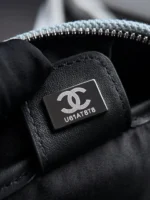 Chanel Coco Beach Canvas Rugby Ball Bag 32cm - Image 9