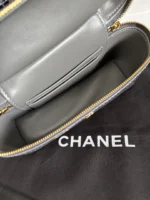 Chanel Crocodile-Embossed Vanity Case with Chain - Image 9