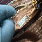Prada LuxSoft Bonnie Mini Leather Bag 23.5cm - Image 9