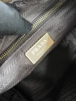 Prada Explore Large Suede Shoulder Bag 32cm - Image 9