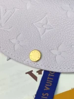 Louis Vuitton Monogram Empreinte Coin Purse Misty Lilac 11cm - Image 9