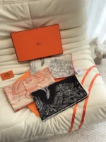 Hermes 2026 Silk-Cashmere Scarf 140x140cm - Image 9
