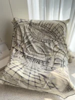 Chanel Velvet Large Square Scarf 140*140cm - Image 9