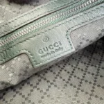Gucci Generation Web Stripe Leather Crossbody Camera Bag Dark Green 24cm - Image 9