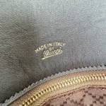 Gucci Paparazzo Horsebit Web Leather Top Handle Bag 36.5cm - Image 9
