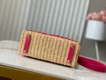Louis Vuitton Capucines BB Rattan Basket Bag Fuchsia 27cm - Image 9