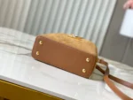 Louis Vuitton Capucines Mini Suede Resin LV M29612 21cm - Image 9