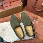 Loro Piana Summer Walk Men's Suede Moccasin FAE8124 50ZK - Image 8