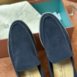 Loro Piana Summer Walk Men's Suede Moccasin FAE8124 W000 - Image 8