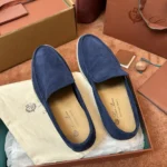 Loro Piana Summer Walk Men's Suede Moccasin FAE8124 WOUC - Image 8