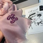 Chanel Cashmere Scarf 105x180cm - Image 9