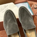 Loro Piana Summer Walk Men's Suede Moccasin FAE8124 50W3 - Image 8
