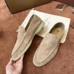 Loro Piana Summer Walk Men's Suede Moccasin FAE8124 D044 - Image 8