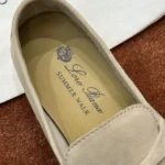 Loro Piana Summer Charms Walk Women's Suede Moccasin FAE5444 30F8 - Image 8