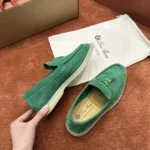 Loro Piana Summer Charms Walk Women's Suede Moccasin FAE5444 50PR - Image 8