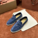 Loro Piana Summer Charms Walk Women's Suede Moccasin FAE5444 W0YZ