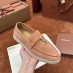 Loro Piana Summer Charms Walk Women's Suede Moccasin FAE5444 303J - Image 8