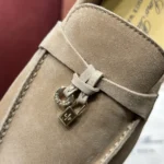 Loro Piana Summer Charms Walk Women's Suede Moccasin FAE5444 D044 - Image 8