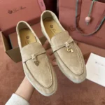Loro Piana Summer Charms Walk Women's Suede Moccasin FAE5444 D044 - Image 8