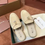 Loro Piana Charms Walk Babouche Women's Suede Mule FAL5900 DOEE - Image 8