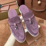 Loro Piana Babouche Charms Walk Women's Suede Mule FAI1543 30F4 - Image 8