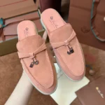 Loro Piana Babouche Charms Walk Women's Suede Mule FAI1543 30GB - Image 8