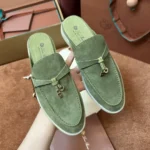 Loro Piana Babouche Charms Walk Women's Suede Mule FAI1543 50KY - Image 9