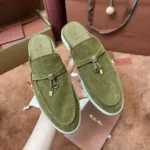 Loro Piana Babouche Charms Walk Women's Suede Mule FAI1543 5015 - Image 8