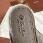Loro Piana Babouche Walk Men's Suede Mule FAM3488 MOTT - Image 8