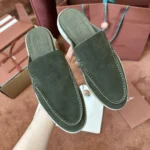 Loro Piana Babouche Walk Men's Suede Mule FAM3488 50ZK - Image 8