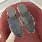Loro Piana Babouche Walk Men's Suede Mule FAM3488 50W3 - Image 8