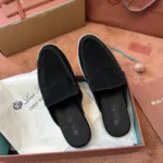 Loro Piana Babouche Walk Men's Suede Mule FAM3488 8000 - Image 8