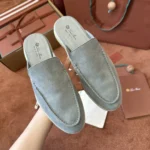 Loro Piana Babouche Walk Men's Suede Mule FAM3488 60JF - Image 8