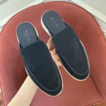 Loro Piana Babouche Walk Men's Suede Mule FAM3488 W000 - Image 8