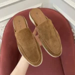 Loro Piana Babouche Walk Men's Suede Mule FAM3488 HA85 - Image 9
